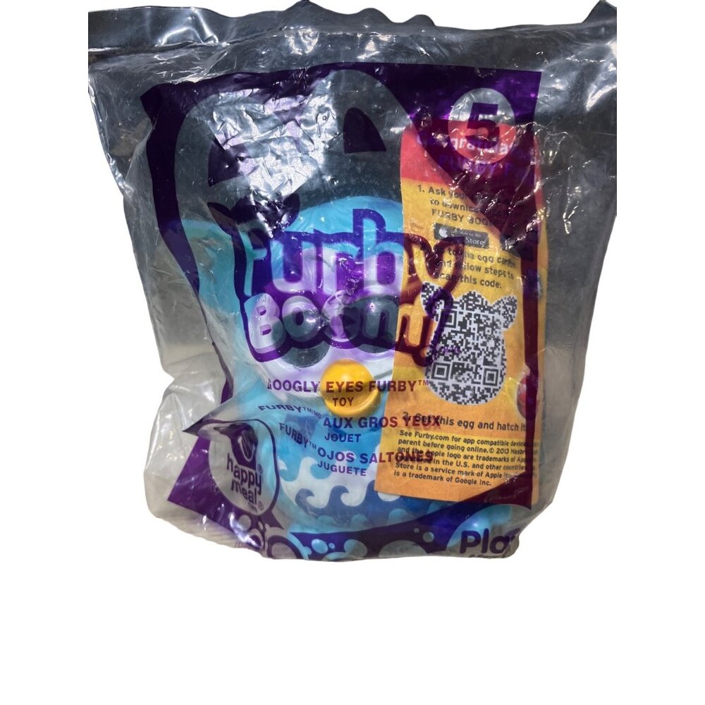 McDonald's Furby 2013 Boom Googly Eye #5 Happy Meal Toy